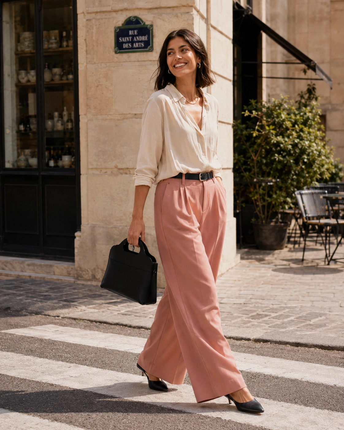 Tenue chic avec le sac