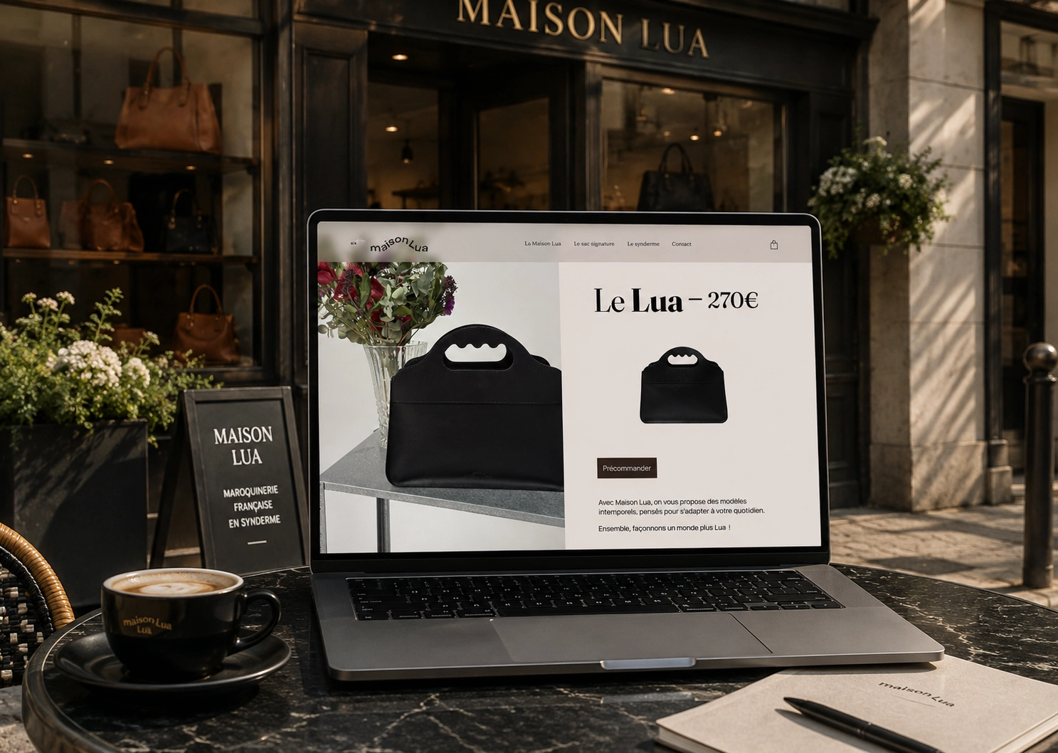 mock-up maison Lua